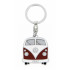 VW T1 BUS SCHLÜSSELANHÄNGER IN GESCHENKDOSE - Rot Anhänger Key Ring BUKH01