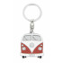 VW T1 BUS SCHLÜSSELANHÄNGER IN GESCHENKDOSE - Orange Anhänger Key Ring BUKH04