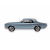 Ford Mustang V8 Hardtop Siver Blue Pony 1965 1:12 Modellauto GT Spirit G089