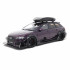 Audi RS6 Avant C7 Body Kit 1:18 Modellauto Miniatur 1/18 Dachbox Schwarz Lila