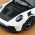 Porsche 911 GT3 RS Weissach Paket 1:18 Modellauto Miniatur Weiß Indigoblau 187353 Blau 1/18