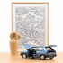 VW Golf II 2 1:18 Modellauto Miniatur 1/18 10 Millionen Starblau Blue 188562