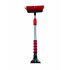 Petex Eiskratzer mit Schneebesen und Gummilippe 58 bis 91 cm Z  091240