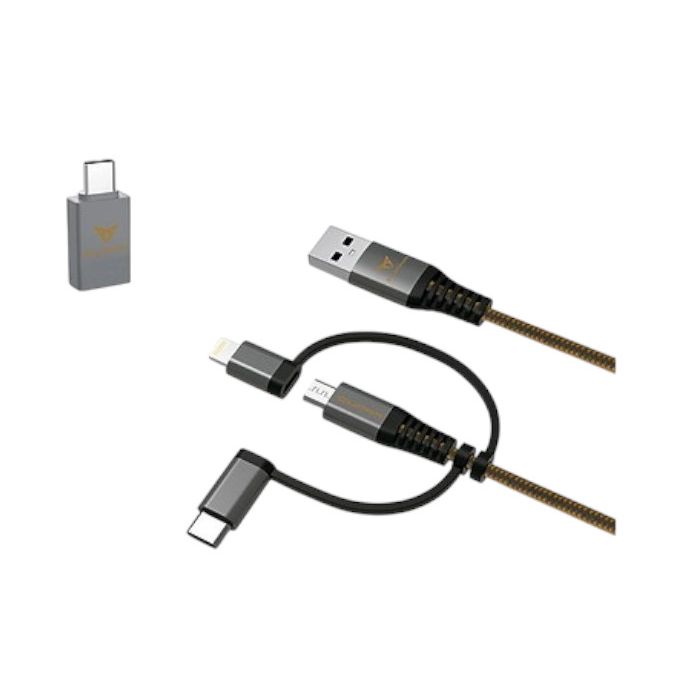 Cupra 3 in 1 Ladekabel Type C Datenkabel Adapter Kabel 000051444AR
