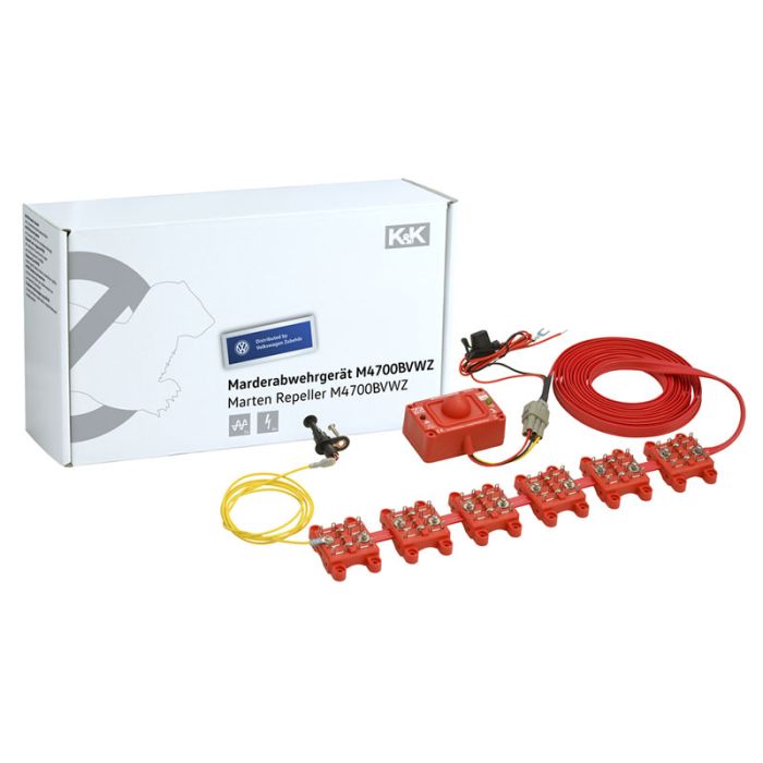 VW Original Marderabwehr M4700B Ultraschallgerät Multikontaktbürste Hochspannung