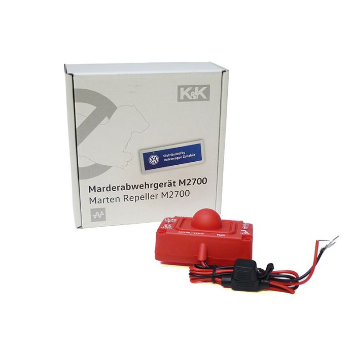 VW Original Marderabwehr M2700 360° Ultraschallgerät IP 65 Marderschreck K&K 000054651A