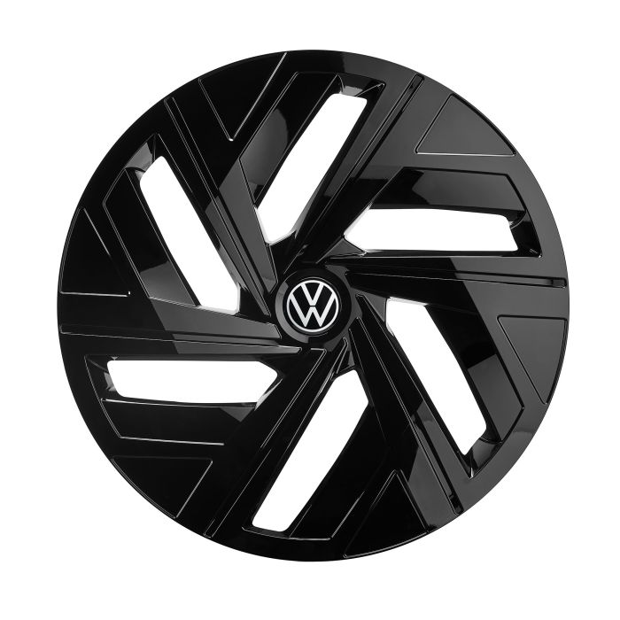 VW ID.4 Radkappensatz Radzierblenden Schwarz Hochglanz Radkappen 11A071459 ZKC