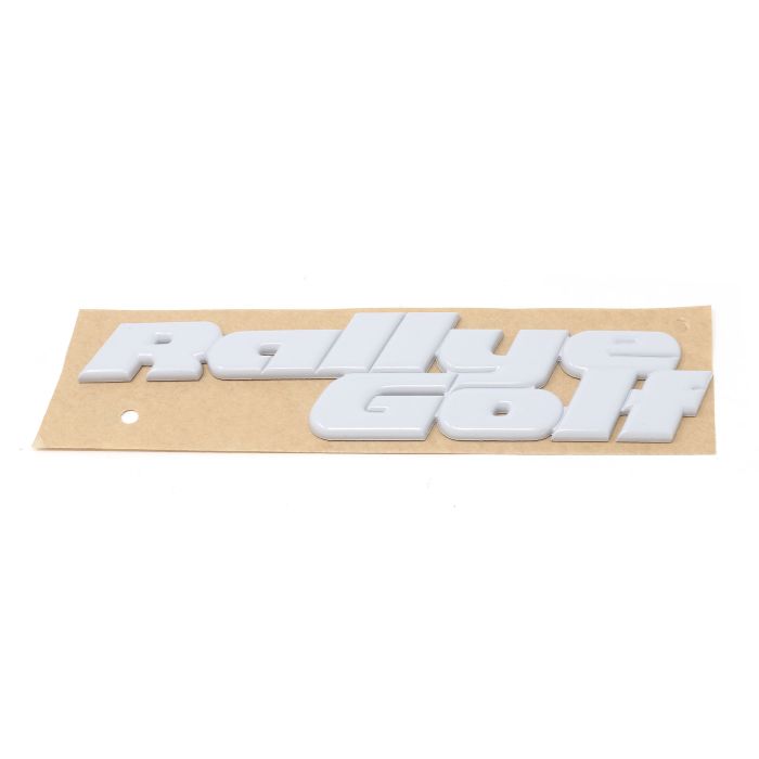 Heck-Schriftzug "RALLYE GOLF" für Volkswagen Golf 2. 191853675C GRU