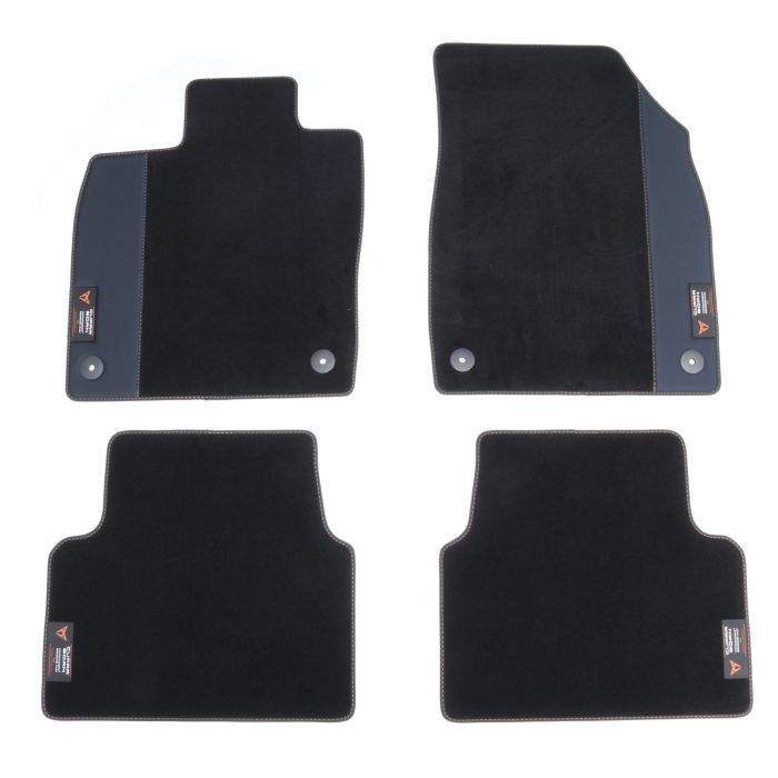 Cupra Born Premium Textilfußmatten 4 tlg. Fußmatten Satz Seat Schwarz Kupfer Original Fußmatten
