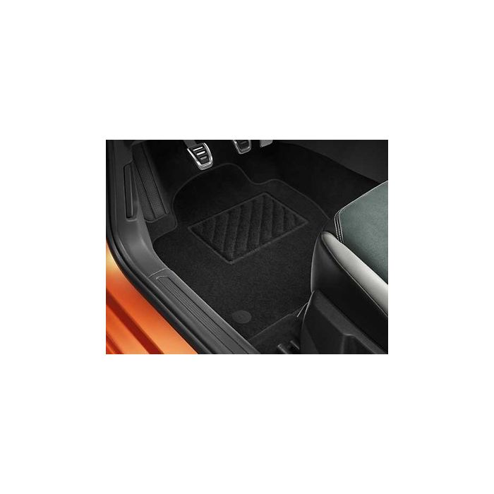 VW Polo Textilfußmatten vorne und hinten, "Plus" Textilmatten Fußmatten 2G1061404  WGK