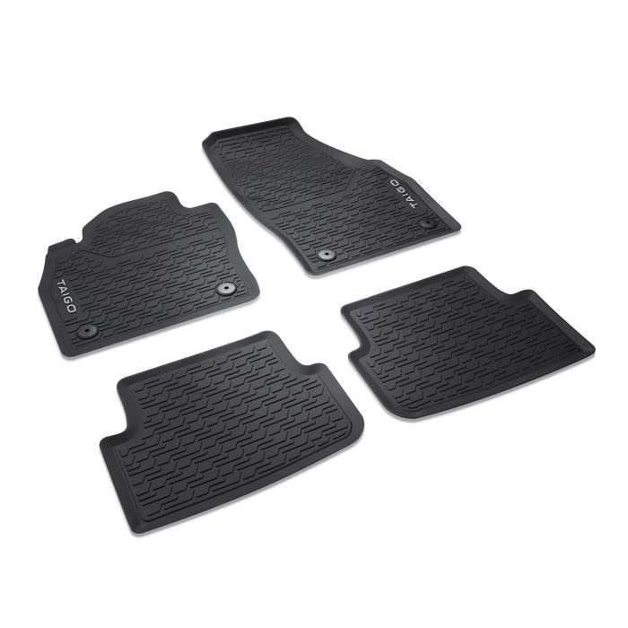 Original VW Allwetterfußmatten Taigo Vorn Hinten Satz Fussmatten Gummimatten 2G7061500 82V 2G706150082V Fußmatten Allwettermatten
