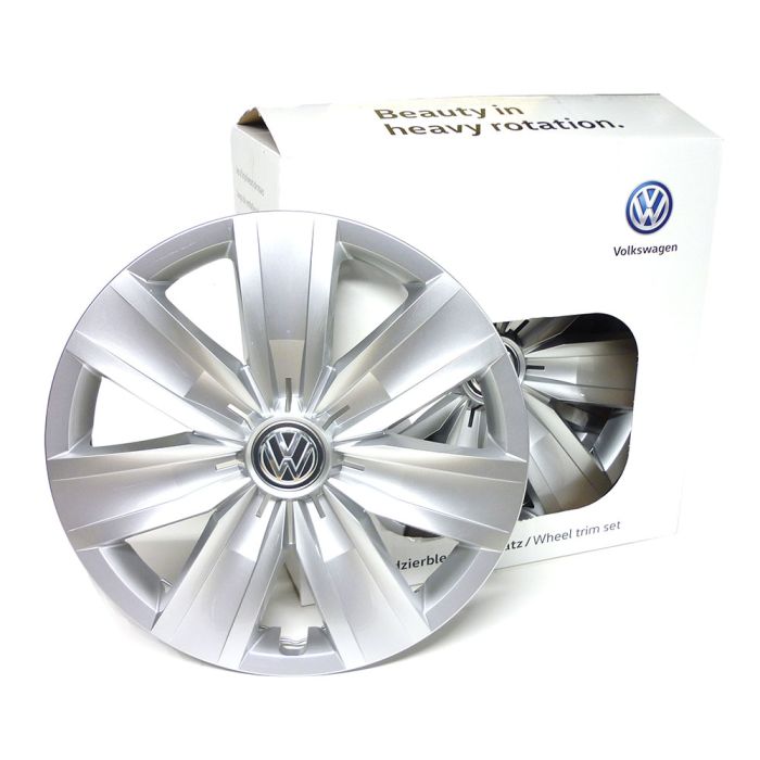 VW Radzierblenden Satz 16 Zoll T-Roc Radkappen Brillantsilber 4 Stück Radblenden