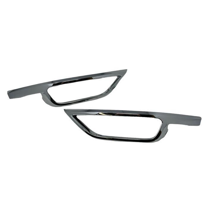 Original VW T-Roc Blenden hinten Stoßstange Chromglanz Chrom Zierblenden Abdeckungen Spoiler 2GA807833A 2ZZ 2GA807834A 2ZZ