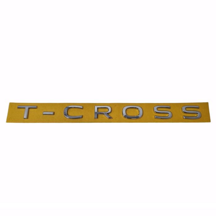 VW T-Cross Schriftzug Chrom Emblem Logo Heckklappe Hinten 2GM853687A 2ZZ