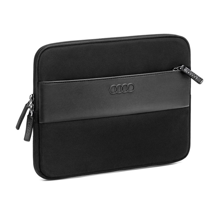 Audi Tablet Hülle 3152000500 Schwarz Gepolstert Leder Nylon bis 11,5 Zoll