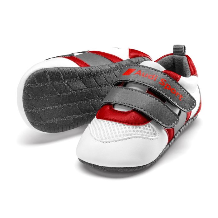 Audi Sport Baby Schühchen 3201900900 Schuhe Gr. 17–18 Krabbelschuhe Lederpuschen 17 18 Original