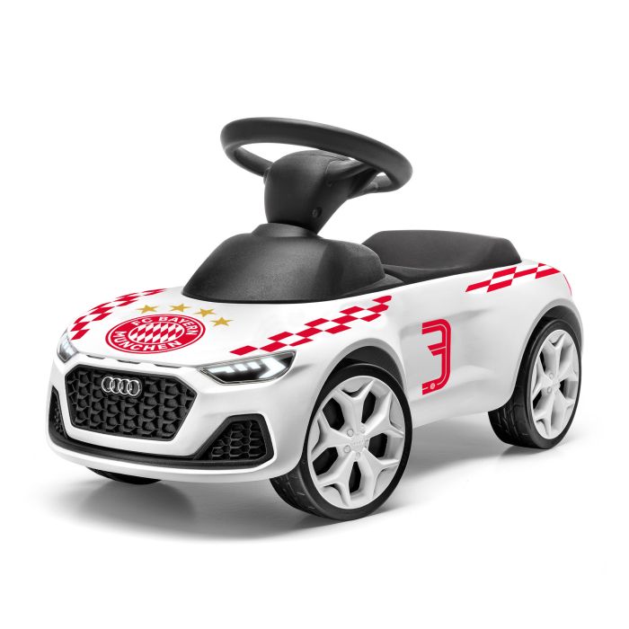 Audi Junior quattro FC Bayern München weiß Bobbycar 3202001200 Kinderfahrzeug