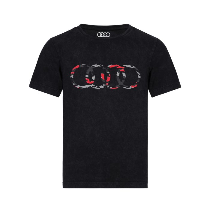 Audi Shirt Jungen Kinder dunkelgrau T-Shirt grau Boy Gr. 98 104 110 116 122 128 134 140 146 152 158 164 3202200104 3202200105 3202200106 3202200107 3202200108 3202200109 