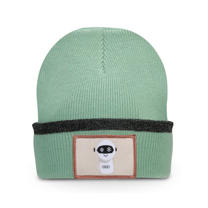 Audi Beanie ADUI Kinder grün Mütze Kindermütze Strickmütze 3202300700