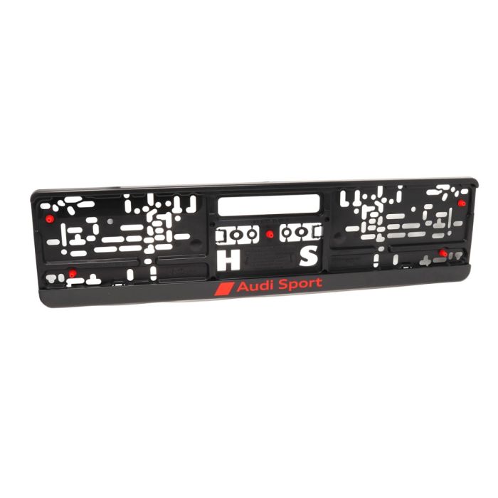Audi Sport Kennzeichenhalter 3291900100 Nummernschildhalter Original Halter Kennzeichen Verstärkung Nummernschildunterlage 