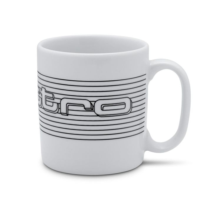 Audi quattro Tasse Weiß Kaffeebecher Kaffeetasse Teetasse Becher 3292200200
