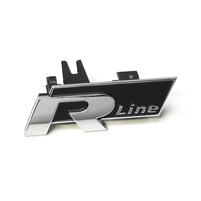VW Original R Line Logo Kühlergrill Passat B7 3AA853948 FXC Schriftzug Emblem