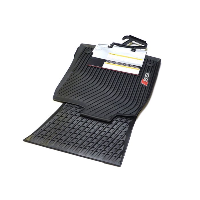 Audi S6 A6 Allwetterfußmatten vorn 4G1061221B 041 Gummimatten Gummi Fußmatten Matten Gummifußmatten Fussmatten