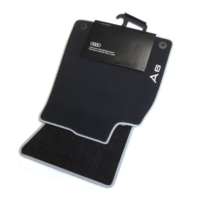 Audi A6 Textilfußmatten Premium 4 tlg. 4G1061270 MNO Velours Stoffmatten vorn hinten