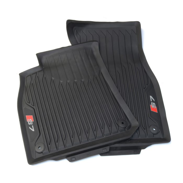 Original Audi S7 Allwetterfußmatten vorn 4K8061221B 041 Gummimatten Gummi Fußmatten Matte