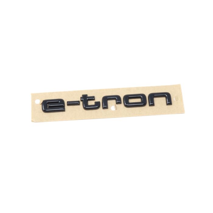 Audi e-tron Schriftzug Schwarz Emblem Logo Hinten Heckklappe 4KE071803 Schwarz Original Modellbezeichnung