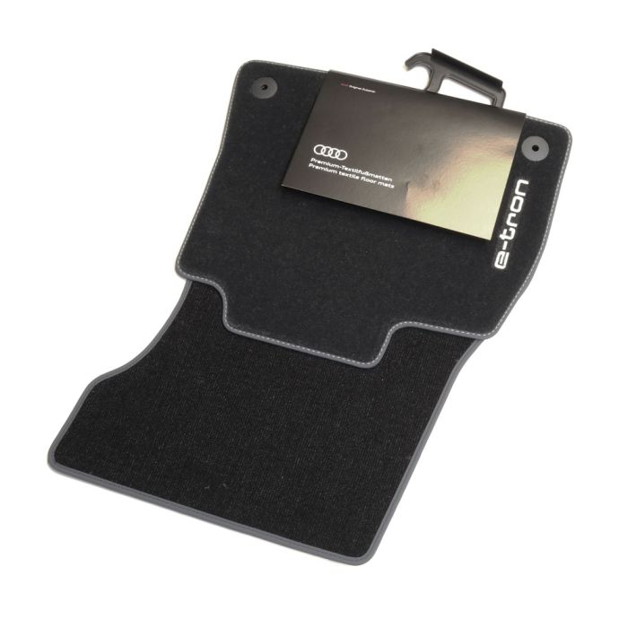 Audi e-tron Textilfußmatten Premium 2 tlg. 4KL061275 Velours Stoffmatten vorn Original Zubehör