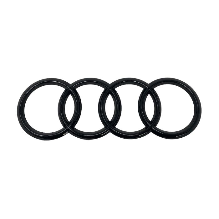 Original Q7 4M Audi Ringe Schwarz 4M0853605 glänzend Grill Vorne Logo Emblem 4M0071801