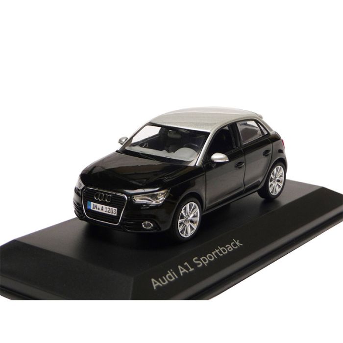 Audi A1 Sportback Phantomschwarz 1:43 Modellauto
