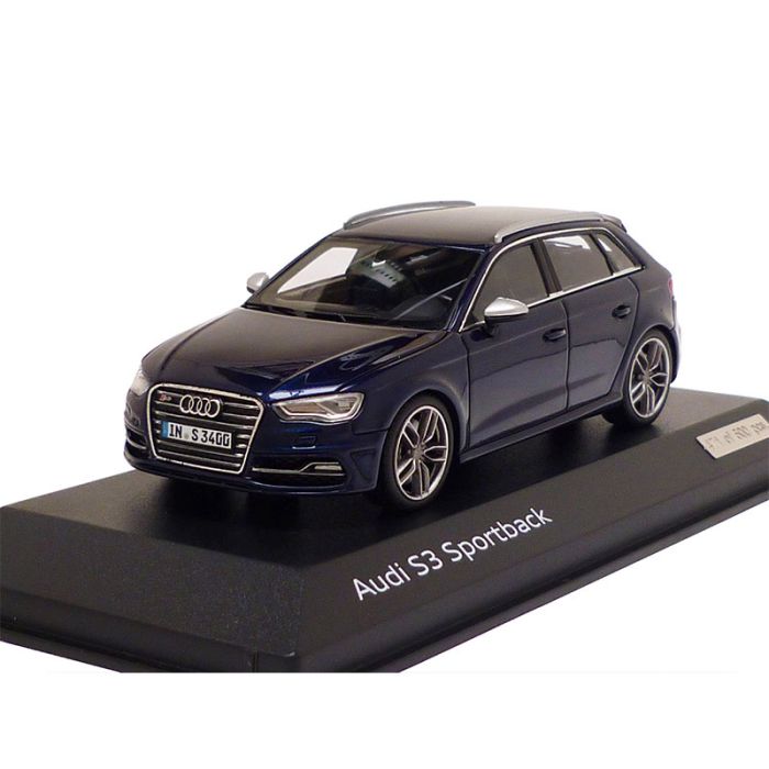 Audi S3 Sportback Estorilblau 1:43 Modellauto