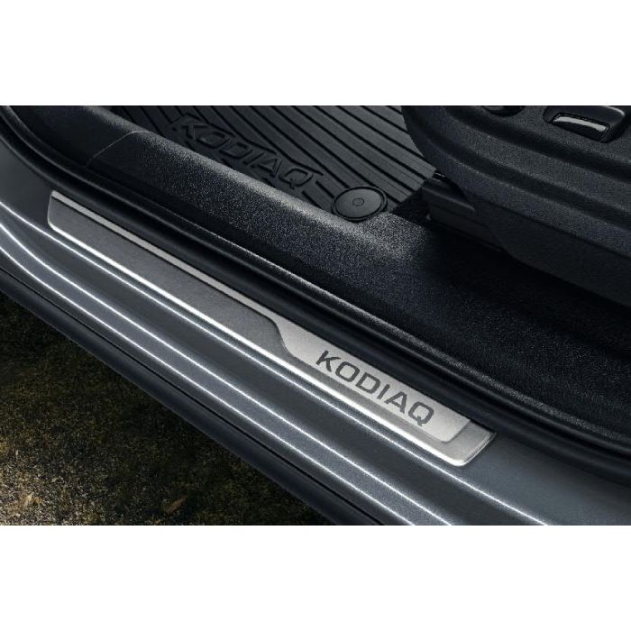 Skoda Kodiaq Einstiegsleistensatz Alu und Schriftzug Einstiegsleisten 565071303B