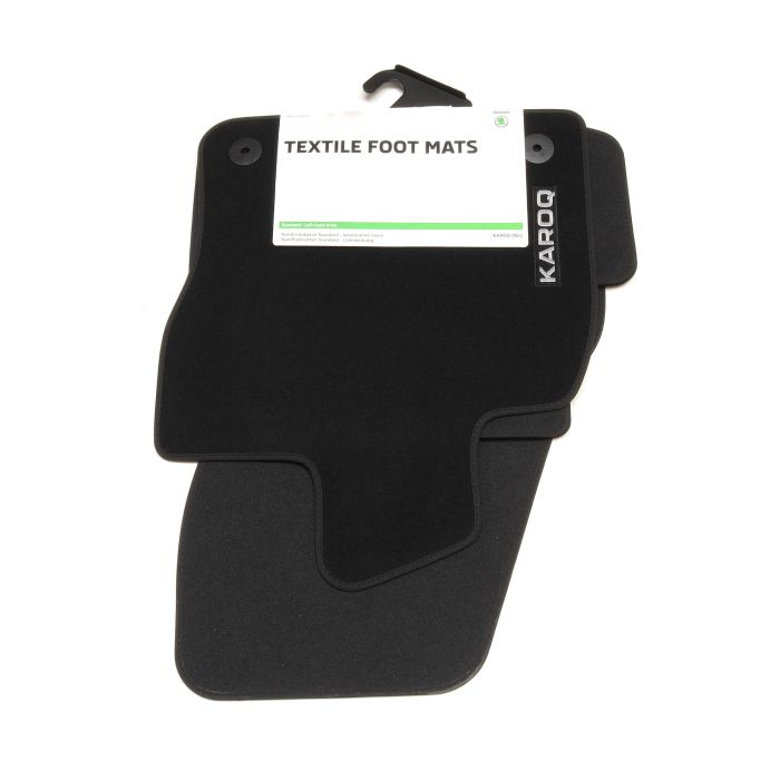 Skoda Karoq Stoffmatten vorn + hinten 4 tlg. Textilmatten Fussmatten SET Original 