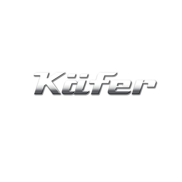 Schriftzug VW Käfer Emblem Logo Heck Selbstklebend Zeichen Chrom 5C0071801D