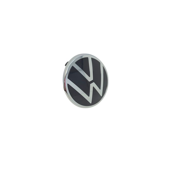 VW Emblem Kühlergrill vorn Logo Zeichen Chrom Schwarz 5H0853601D DPJ