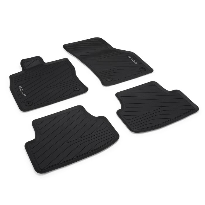 VW Golf 8 Allwetterfussmatten vorn und hinten Fußmatten Gummimatten 5H Matten Volkswagen Original Zubehör Variant Fussmatten Gummifußmatten