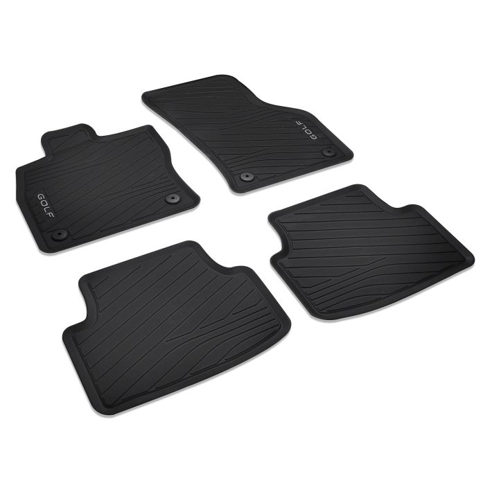 VW Golf 8 Allwetterfußmatten Mild-Hybrid Gummimatten Set Fußmatten Allwettermatten 5H9061500A 82V