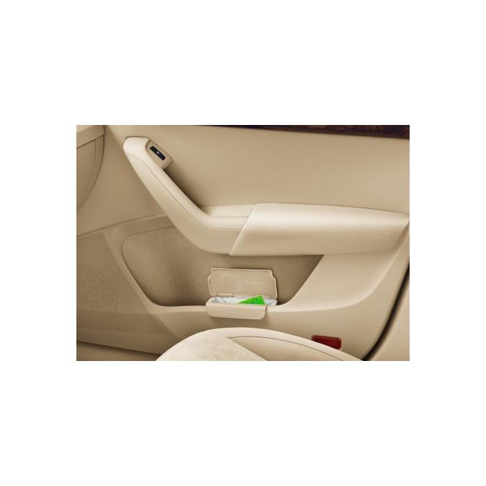 Skoda Abfallbehälter Innentür beige Mülleimer Behälter 5JA061107 WC4