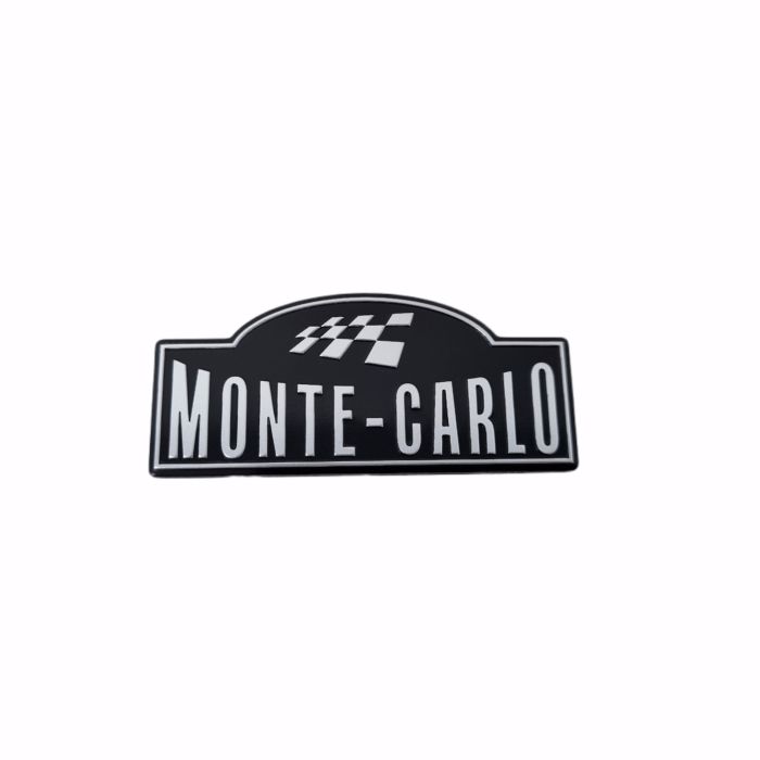 Skoda Monte Carlo Schriftzug B-Säule Plaketten Logo Emblem 5JJ853041A TW4