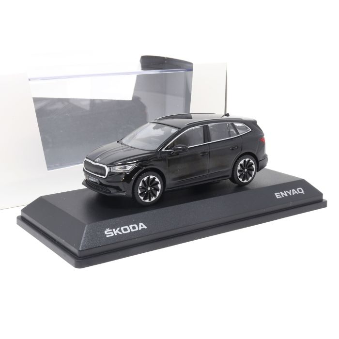 Skoda Enyaq iV 1:43 Magic Black 5LA099300 F9R Modellauto Miniatur Schwarz 1/43 Original