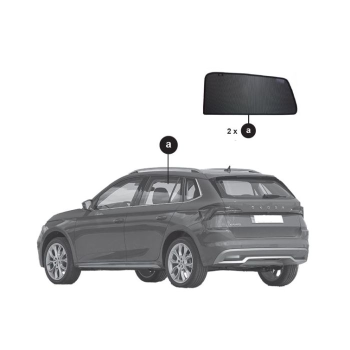 Skoda Kamiq Sonnenschutz Set Seitenscheiben hinten Scheiben 658064363