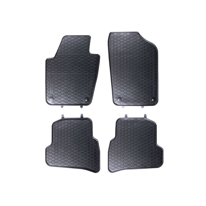 Gummifussmatten Satz VW Polo V 6R vorn hinten Gummimatten Gummi Fußmatten Matten