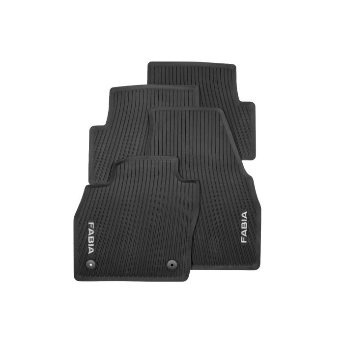Skoda Fabia Allwetterfußmatten-Set Fußmatten Allwettermatten 6VB061500
