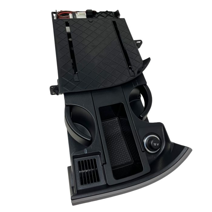 VW Transporter Ablagefach Becherhalter Getränkehalter Steckdose 7E5858601A 21X