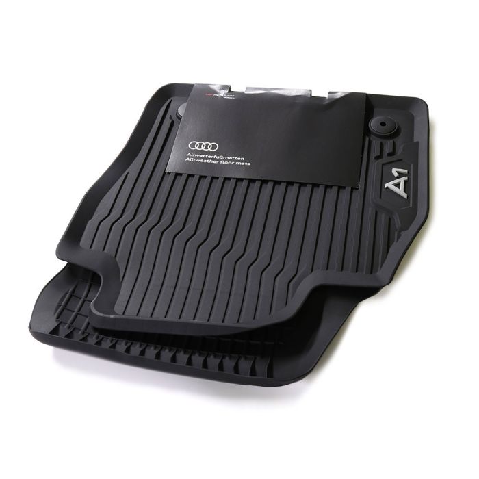 Audi A1 GB Sportback Allwetterfussmatten vorn 2-tlg. Gummifussmatten Gummimatten Original Fußmatten Matten Gummi 82B061501