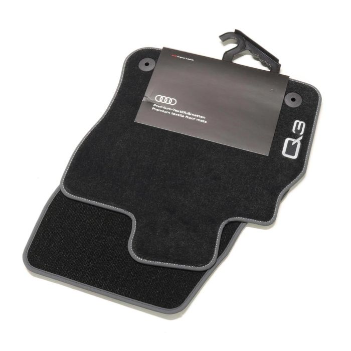 Audi Q3 F3 Textilfußmatten Premium 2 tlg 83B061275 MNO Velours Stoffmatten vorn