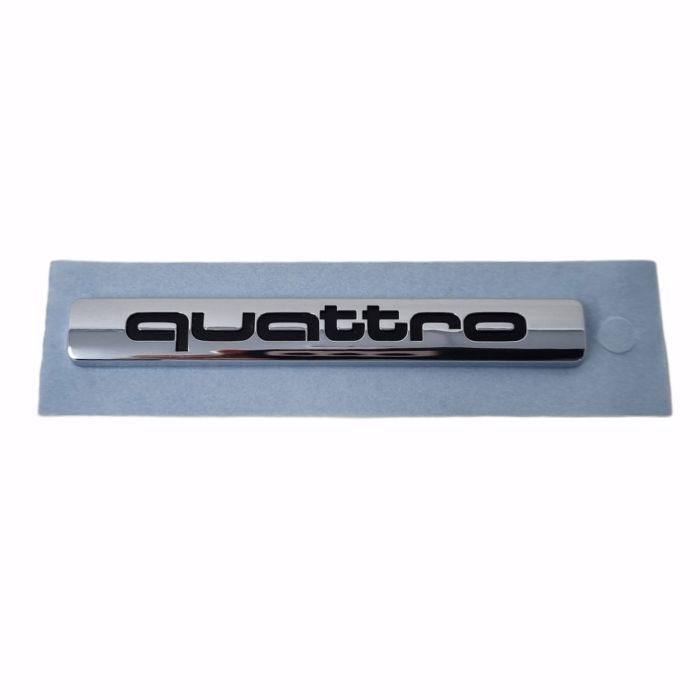 Audi Quattro Schriftzug Heckklappe Emblem Hinten Selbstklebend 8H0853737 2ZZ